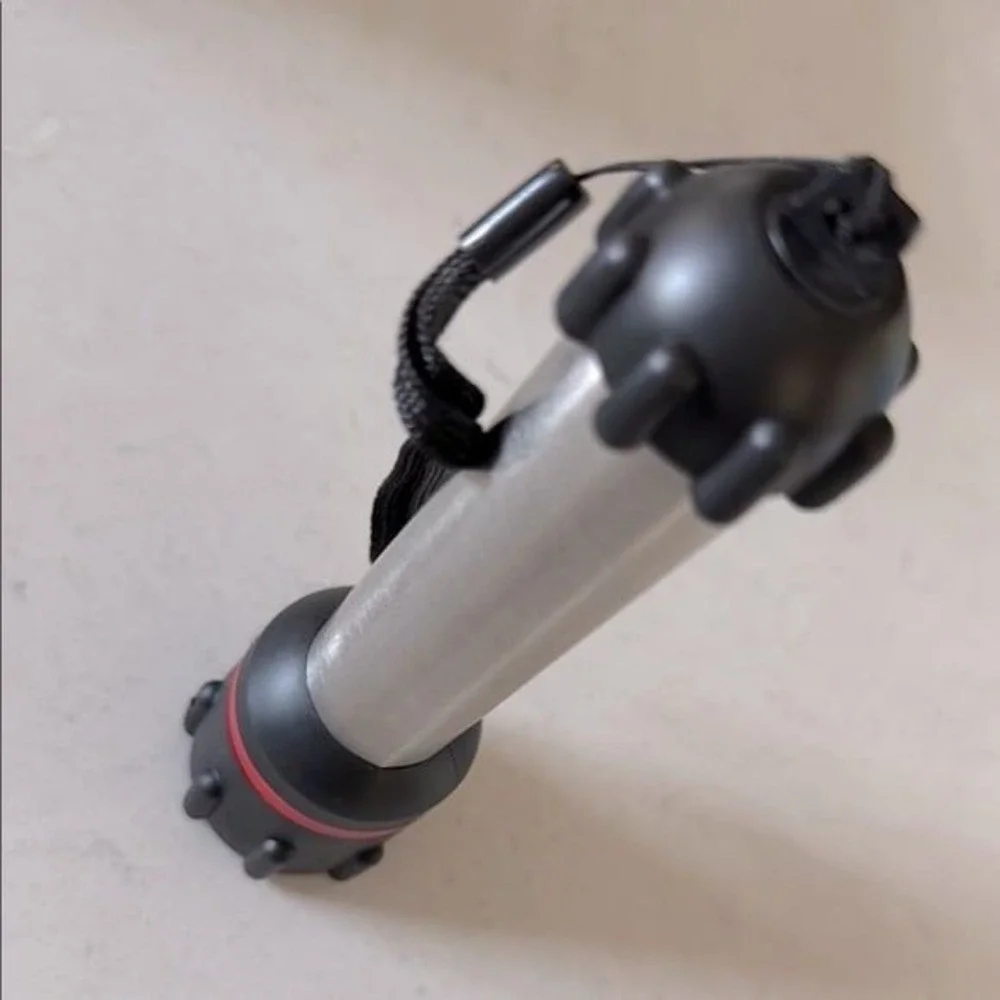 Black and Silver Flashlight